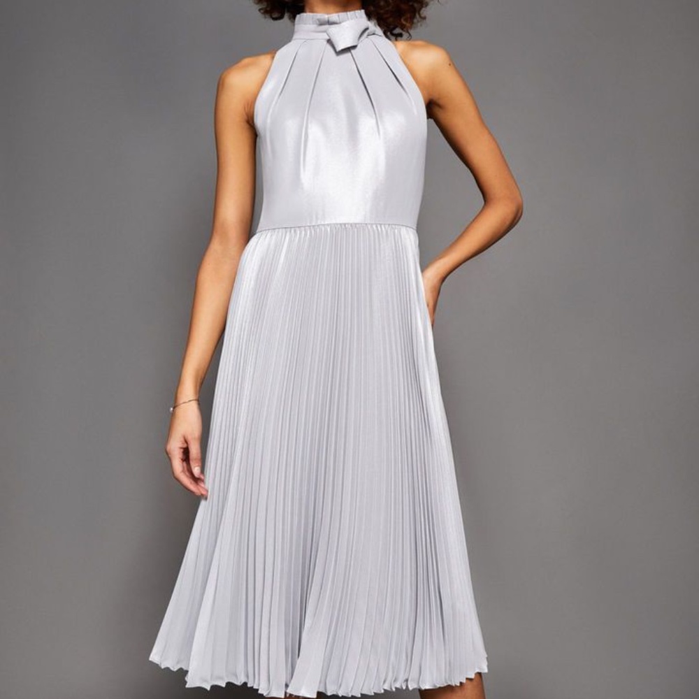 Ted Baker Silver Shineey Dress